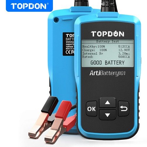 2026NEW! TOPDON 12V Car Load Battery Tester Digital Analyzer Tester LCD Screen