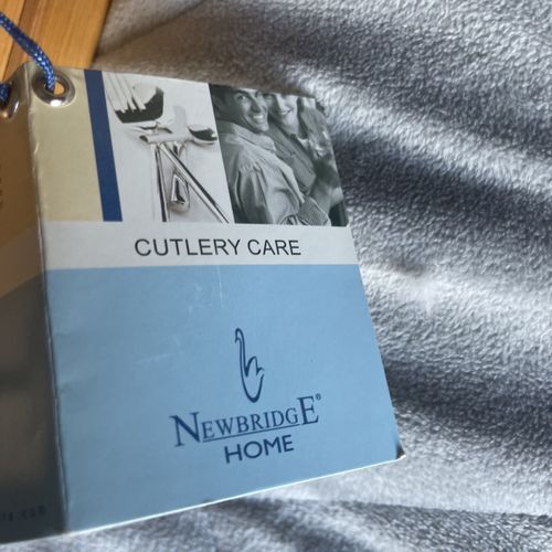 Newbridge Irish Silverware 44 Piece Silver Cutlery Set In Wooden display Case.  — image 3