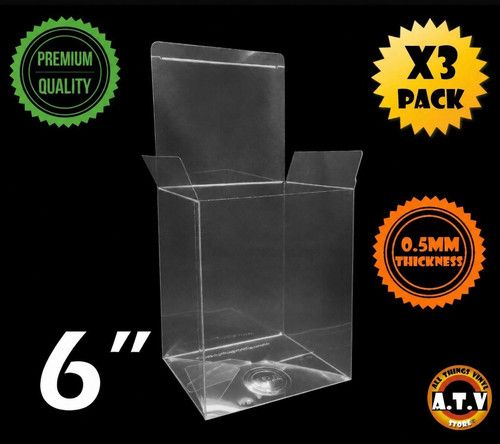 ATV Protectors / Cases / for 6" Funko Pop Vinyl 0.50mm Thickness (1-10 pack)
