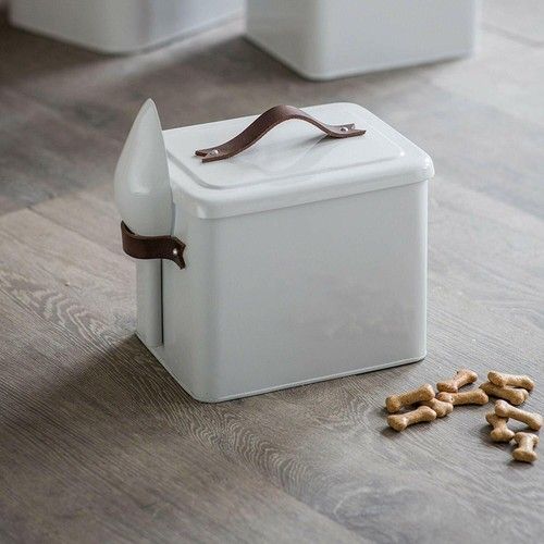 Pet Food Box Container Bird Seed Cat Dog Pet Animal Dry Storage Bin Scoop S,M,L