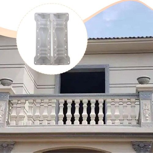 Roman Column Concrete Form Balustrades Form White