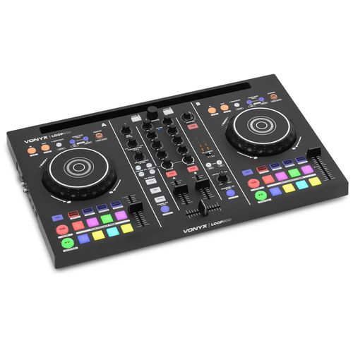 Vonyx Loop300 Dual Jog Wheel Beginner DJ Controller with VirtualDJ LE — image 1
