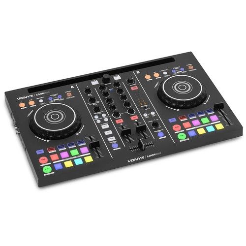 Vonyx Loop300 Dual Jog Wheel Beginner DJ Controller with VirtualDJ LE