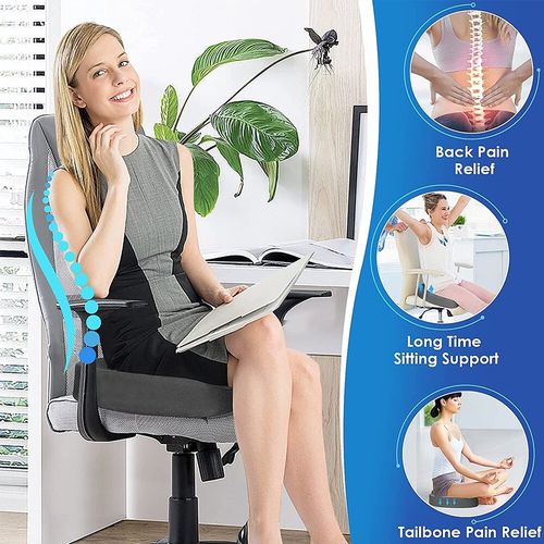 Cushion Seat Pillow Orthopaedic Coccyx Back Pain Relief Memory Foam Office Chair — image 6