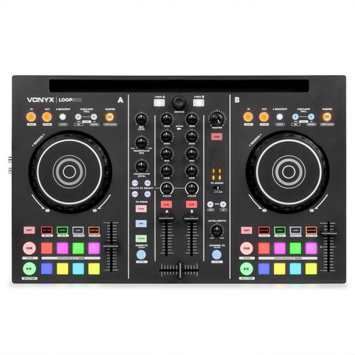 Vonyx Loop300 Dual Jog Wheel Beginner DJ Controller with VirtualDJ LE — image 9