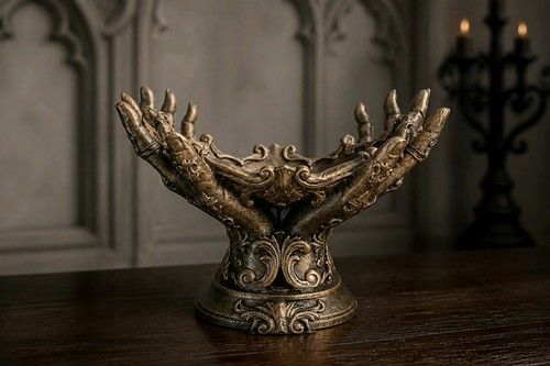 Unique Baroque Trinket Dish - Antique Style gothic valet tray organiser