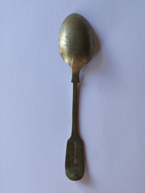 Job Lot 3 Vintage Spoons WW2 1940 RAF Air Ministry AM Bisby, EPNS & Burma Silver — image 12