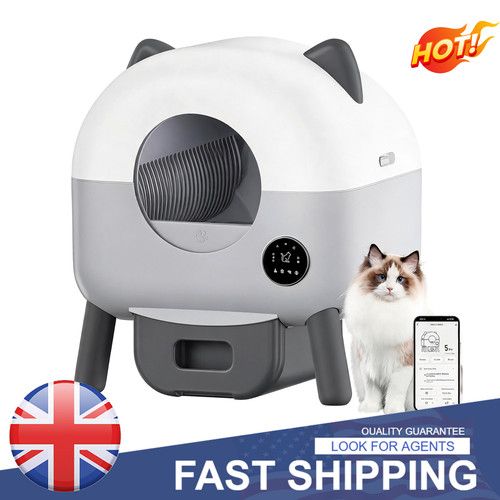 76L Self Cleaning Cat Automatic Litter Box 2.4G WiFi APP Control Odor-Proof Safe
