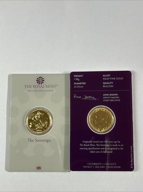 2026 FULL GOLD SOVEREIGN IN BLISTER Pack
