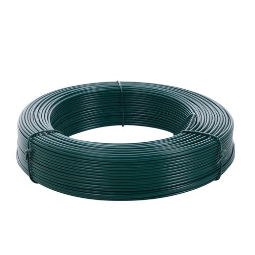 25-100M ROLL HEAVY DUTY WIRE GALVANISED PVC COATED GARDEN FENCING GREEN PLANT — image 2