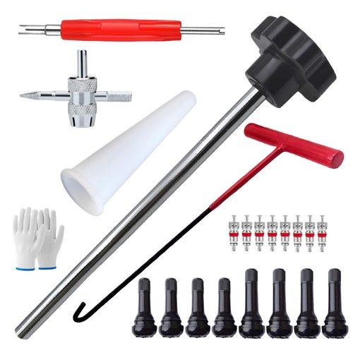 Quick Change Tire Valve Tool Kit 23-pcs Replacement Tire Valve Stem Core Tool