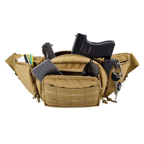 Concealed Carry Fanny Pack Holster Tactical outdoor Pistol Waist Pouch Gun Bag — image 6