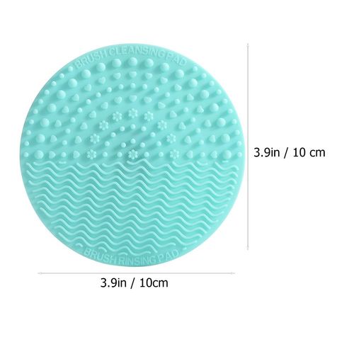 Assorted Color Silicone Makeup Brush Scrubber Pads Reusable 4Pcs — image 12