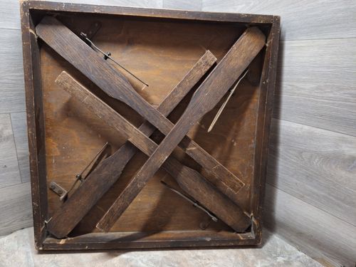Vintage Folding Card Games Table — image 2