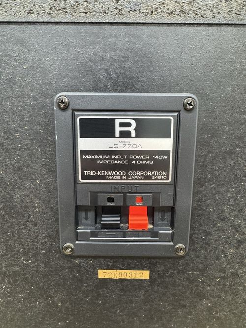 Vintage Kenwood Ls-770 Class A Speakers Made In Japan Pair Black *RARE* — image 19