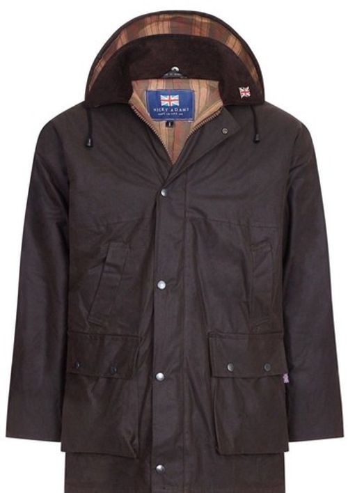 Wax Jacket Waterproof Padded Quilted Waxed Cotton Country Coat Hunting Riding 