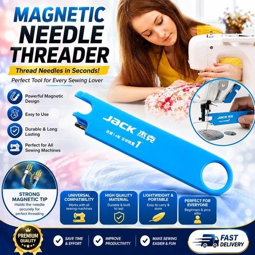Quick Threading Device for Sewing Machine Needle Threader Multifunctional Tool