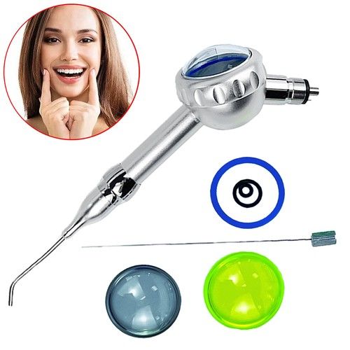 Dental Air Flow Teeth Polishing Polisher Handpiece Hygiene Prophy Jet 4 Holes