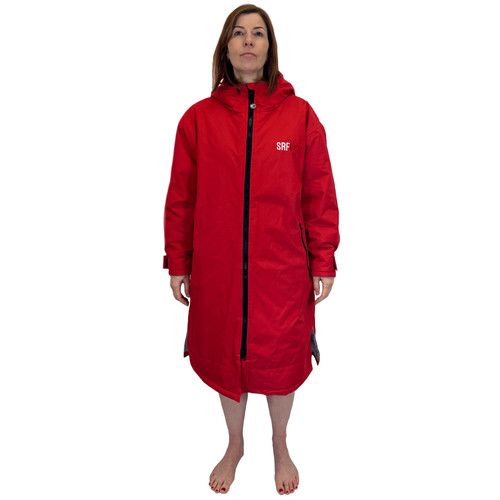 SRF DRY Premium Long Sleeve Waterproof Changing Robe Unisex | Polar Edition Red