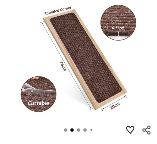 MBIGM Non-Slip Stair Treads 15 Pack Brown 20 x 76cm Reusable Washable — image 6