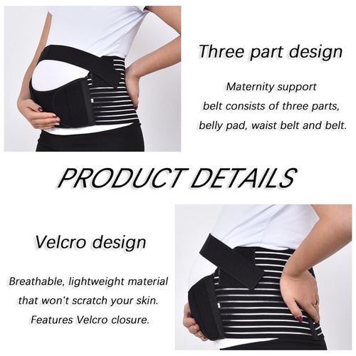 Pregnancy Maternity Belt Lumbar Back Support Waist Band Belly Bump Brace Strap — image 4