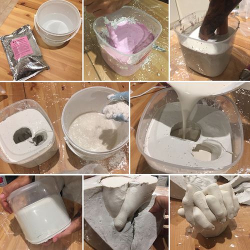 Couples Hand Casting Kit - Personalised DIY Keepsake Gift — image 7