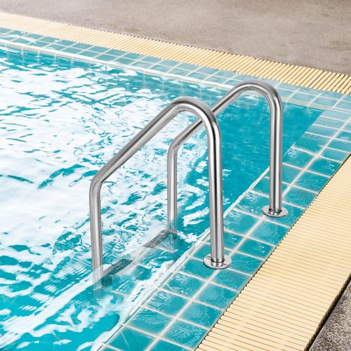 Step Swimming Pool Ladder Stainless Steel 25cm Step Height Inground Use — image 10