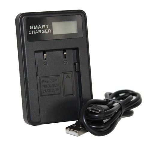 Battery Charger for Canon EOS 350D 400D Rebel Xti  XT Camera NB-2L / NB-2LH USB