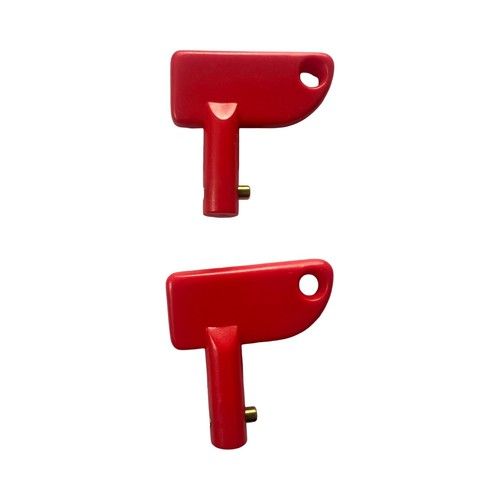 2 x Spare Keys For Battery Isolator Switch Keys 12v 24V Cut Off Power Kill Keys