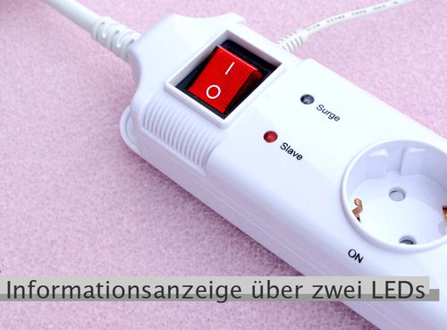 Surge Protector Master Slave Controller Power Strip Power via USB M319 — image 3