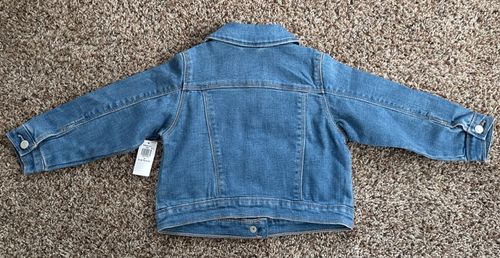 NWT Old Navy Jean Jacket Toddler Size 2T Medium Wash — image 6