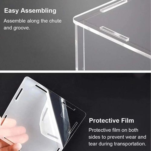 All size  Acrylic Display Case Clear Perspex Box Dustproof  Action Figures Model — image 10