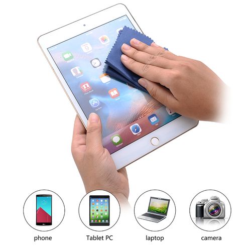 5 x Microfiber Mobile Phone Screen Camera Lens Glasses Square Cleaning Cloth — image 7