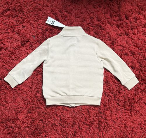 F&F Beige 2-3 Years Baby/Toddler Quilted Jacket Polyester Full Zip Pockets — image 4