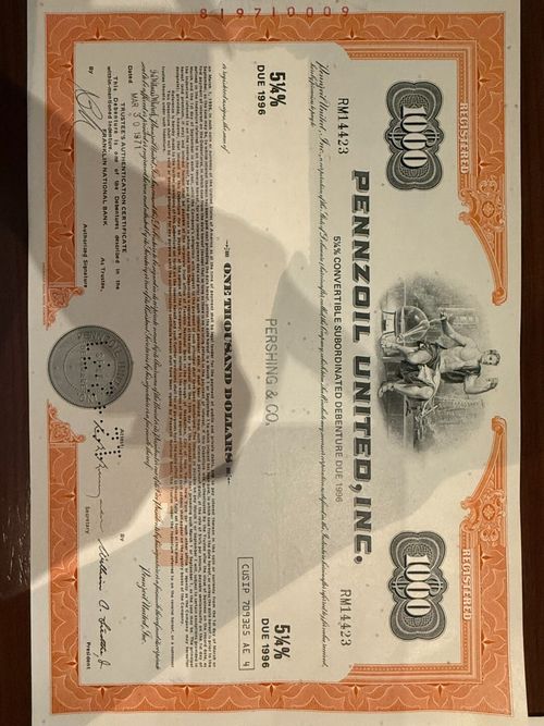Vintage 1920 Stock Certificates — image 3