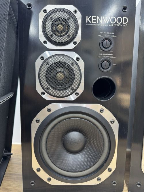 Vintage Kenwood Ls-770 Class A Speakers Made In Japan Pair Black *RARE* — image 6