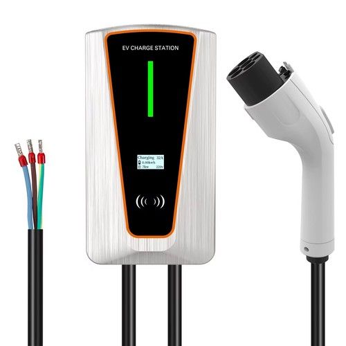 Wallbox Type 2 EV Charger 7kW 32A 5m 1 Single Phase Home Charger Wall Box
