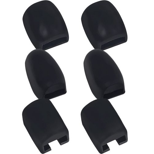 Reusable Silicone Saxophone Side Key Protective Covers 6Pcs Black Durable Set — image 1