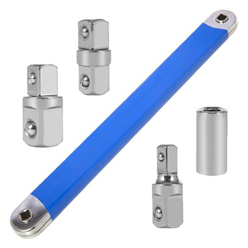 Offset Extension Wrench Ratchet Spanner Wrench Extender Adapters Multifunction — image 6