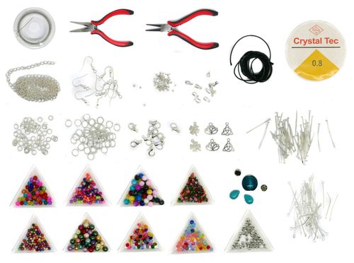 Beginners Jewellery Making Kit - Instructions Included - Beads, Findings, Charms — image 3