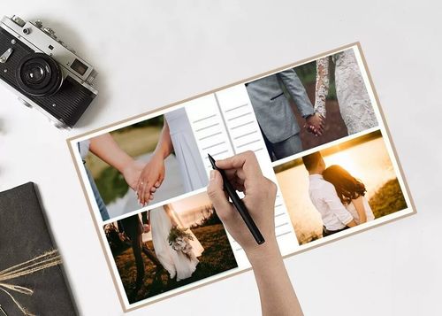 Photo Album 200 Photos 4x6 | Kraft Cover, Gold Polka Dot, Scrapbook Keepsake — image 2