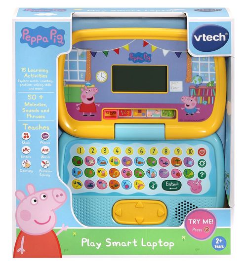 VTech Peppa Pig: Play Smart Laptop | Interactive Learning Laptop for Kids with — image 1