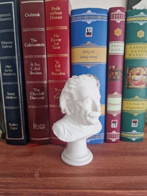 Albert Einstein Bust Sculpture - Art Statue for Office &  Home Décor Gifts