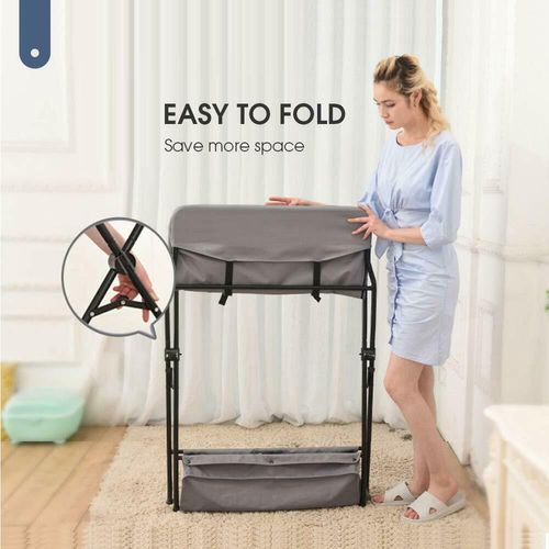 Folding Baby Changing Unit Table Station Changer Bed Storage Nursery Care Table — image 9