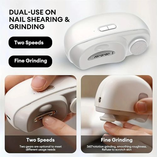 Electric Toe Nail Clippers For Thick Nails Nail Trimmer Cutter USB Rechargeable — image 8