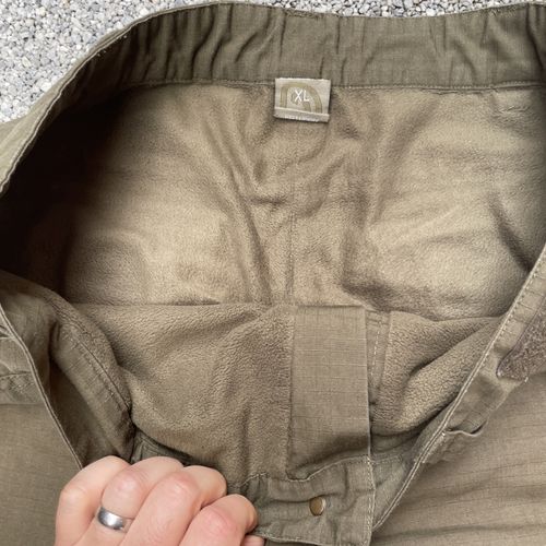 Men’s XL Trakker Fleece Lined Trousers Bottoms Carp Fishing Khaki Green Bottoms — image 6