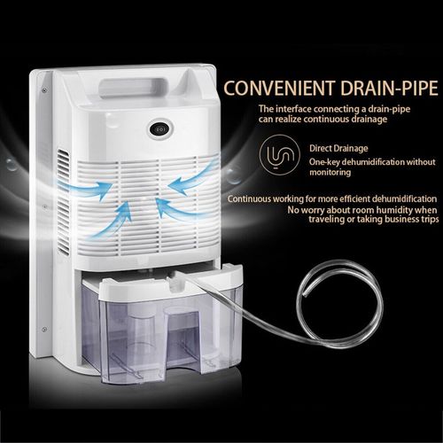 2.2L Large Dehumidifier Portable Quiet Home Air Dryer for Mould Moisture Damp — image 5