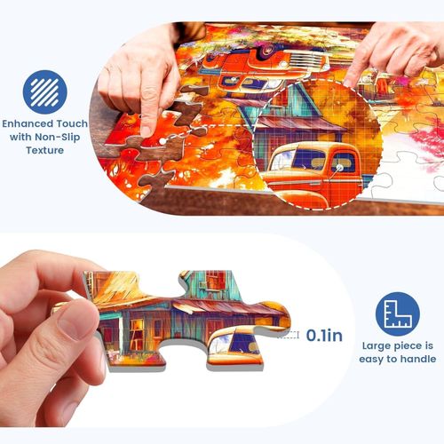 6 Pack 36 Large Piece Puzzle for Adults - Dementia Alzheimer's Products and Acti — image 4
