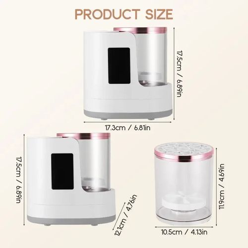 Multifunction Automatic Makeup Brush Cleaner and Dryer - Versatile, Easy Control — image 7