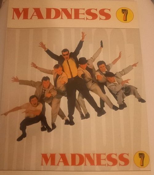 Madness Rare Piano Music Book For The Lp "Seven" .Superb B&W Band Photos. Mint